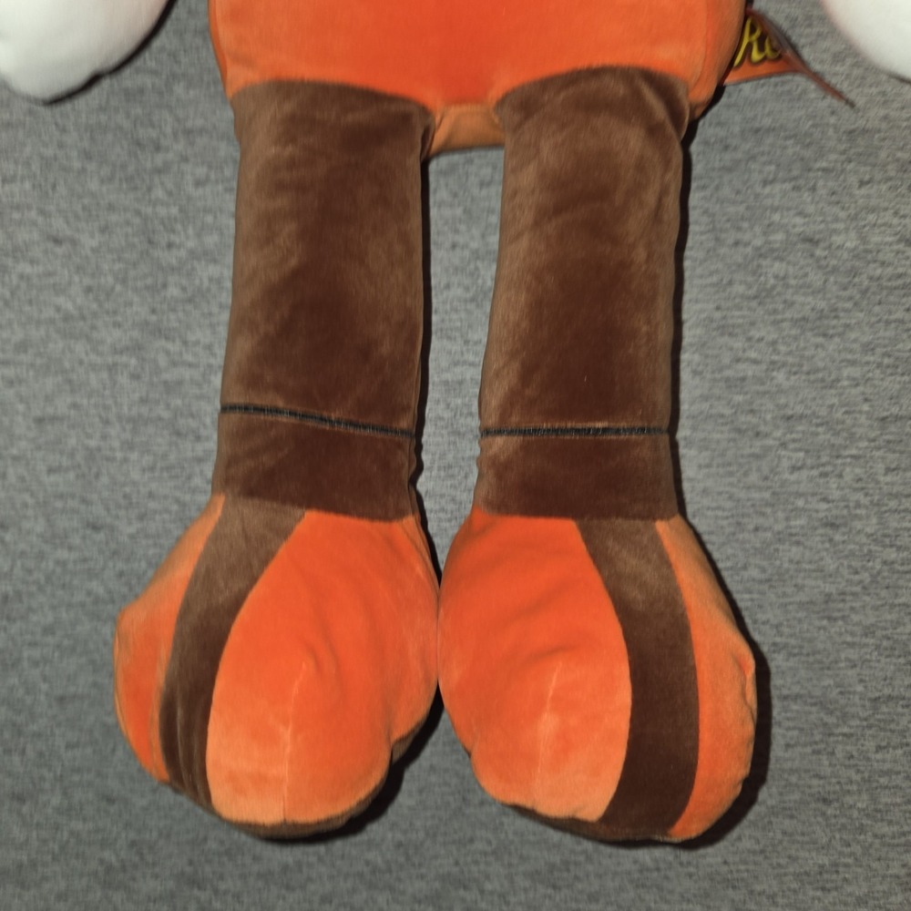 RARE Reese's Candy Advertising Plush Doll Brown Orange Collectible Character NEW - Picture 4 of 9